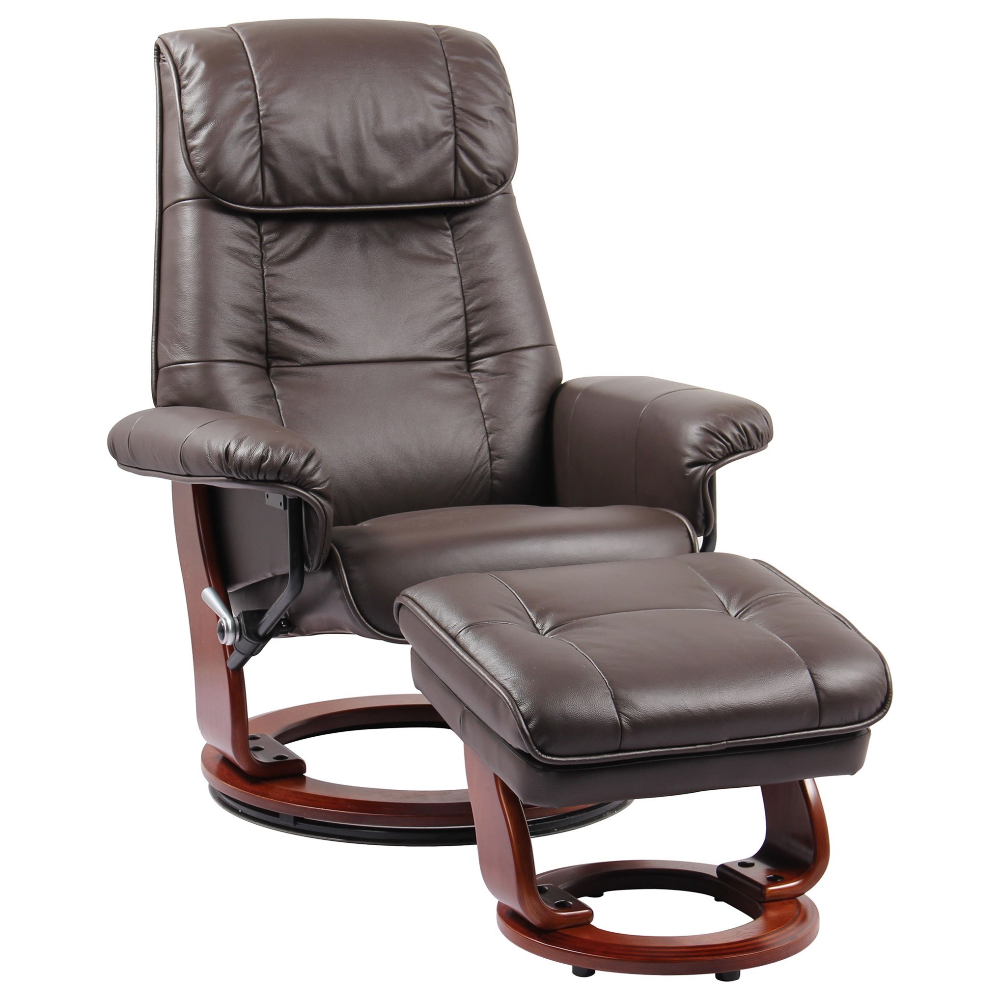 Benchmaster Ventura II 7112I 073 Reclining Chair and Ottoman Wayside Furniture Mattress Recliner Reclining Chair Ottoman